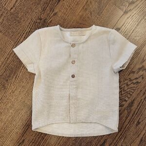 N°18 Kids Short Sleeve Gray Shirt